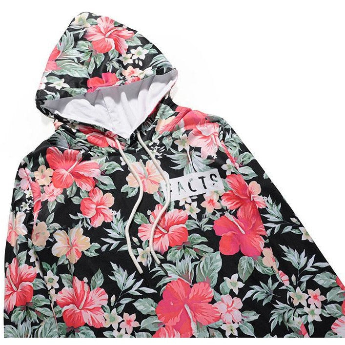 Facts Hawaii Hibiscus Hoodie - The Hoodie Store