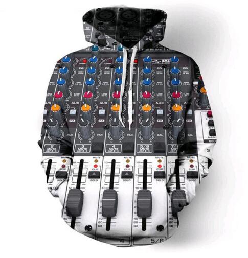 Electronic Mixing Desk Hoodie - The Hoodie Store