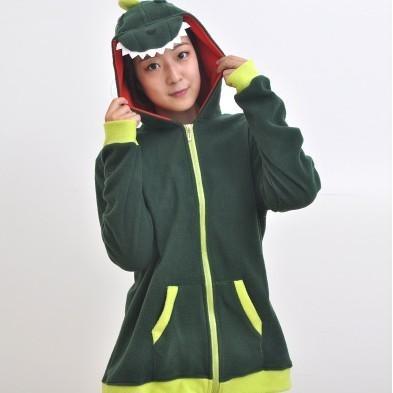 Green Dinosaur Animal Theme Hoodie - The Hoodie Store