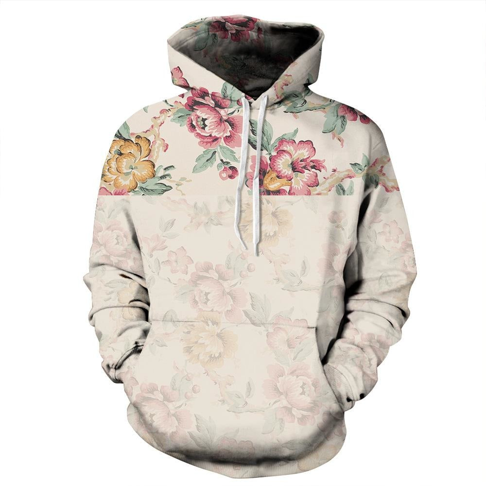 Unisex Wild Rose Vintage Hoodie - The Hoodie Store