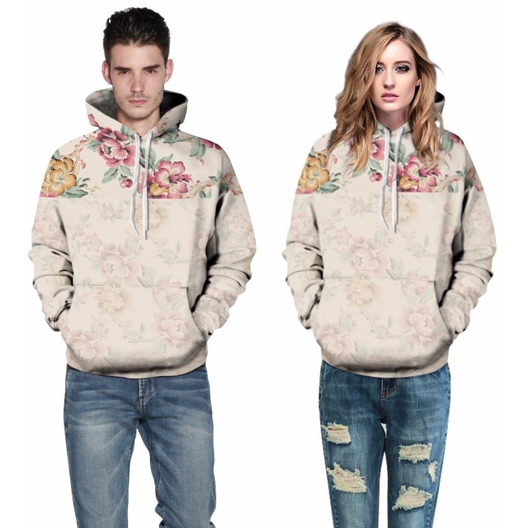 Unisex Wild Rose Vintage Hoodie - The Hoodie Store