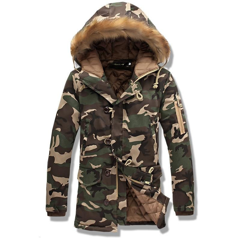 Men's COTTON Camouflage Winter Jacket - The Hoodie Store