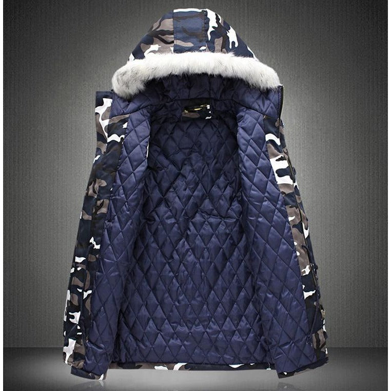 Men's COTTON Camouflage Winter Jacket - The Hoodie Store