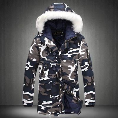 Men's COTTON Camouflage Winter Jacket - The Hoodie Store