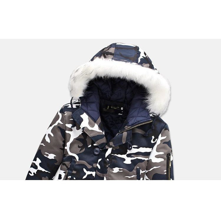 Men's COTTON Camouflage Winter Jacket - The Hoodie Store