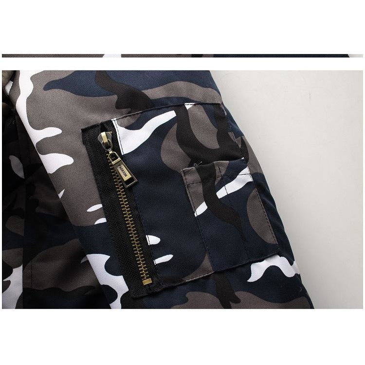 Men's COTTON Camouflage Winter Jacket - The Hoodie Store