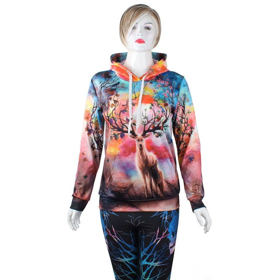 Unisex Reindeer Christmas Hoodie - The Hoodie Store