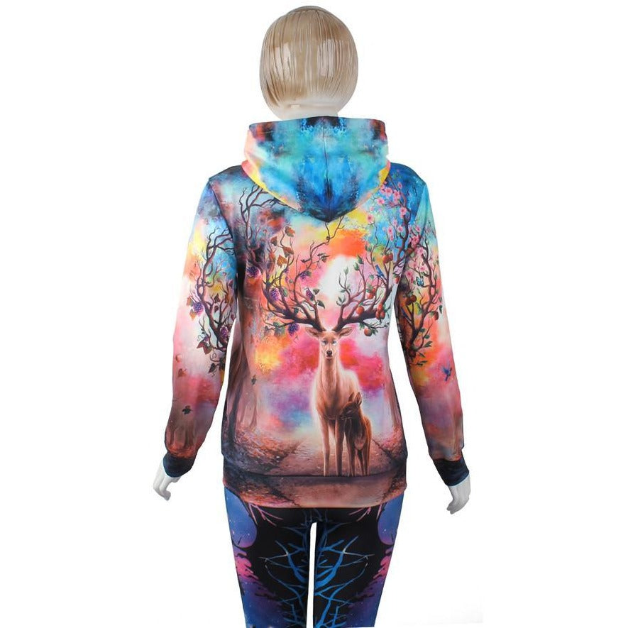 Unisex Reindeer Christmas Hoodie - The Hoodie Store