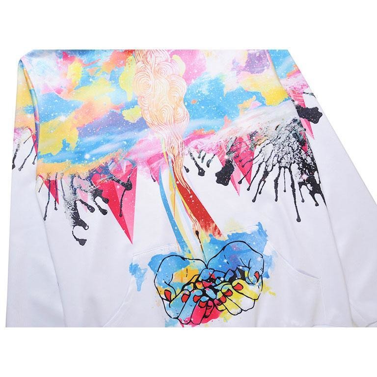 Colourful Tie Dye Graphic - The Hoodie Store