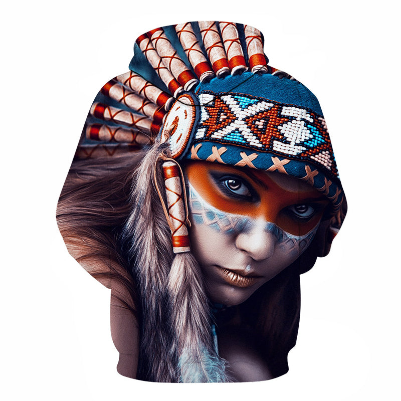 Tribal Woman Hoodie - The Hoodie Store