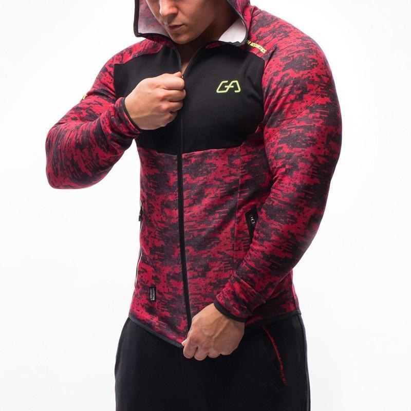Men's Crossfit Camouflage Workout Hoodie - The Hoodie Store
