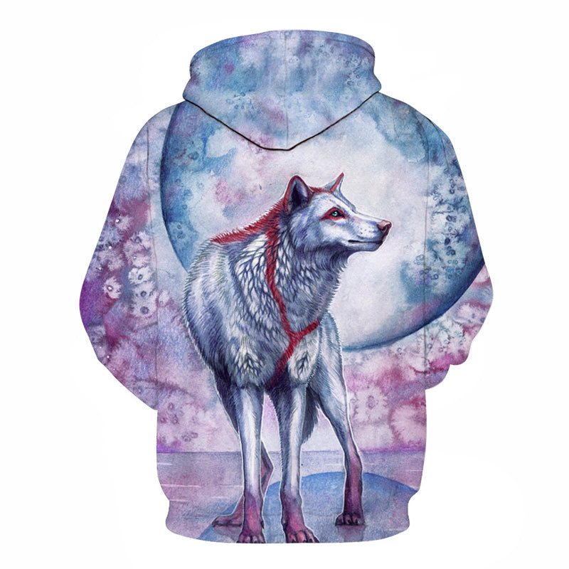 Flower Wolf Hoodie - The Hoodie Store