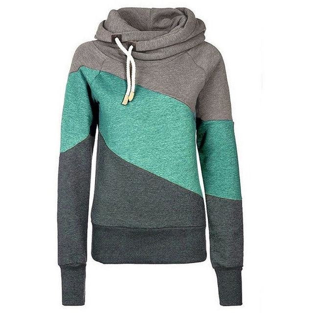 Women's Patchwork Three Colour Design Variations - The Hoodie Store
