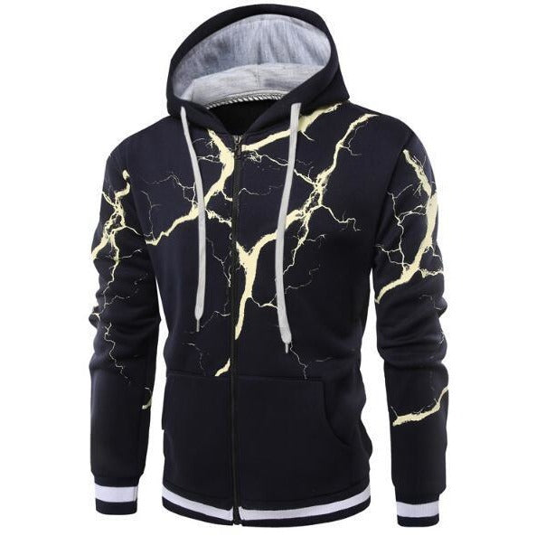 Men's Lightening Cardigan Winter Zipper - The Hoodie Store