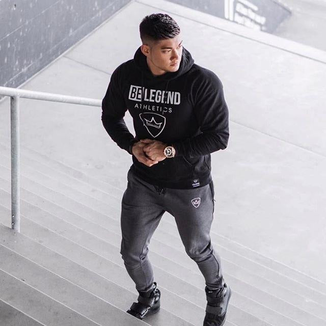 Mens Fashion Gym Fitness Hoodie - The Hoodie Store