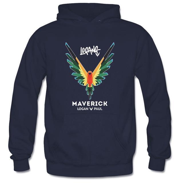 Unisex Logang Maverick Classic Parrot Hoodie - The Hoodie Store