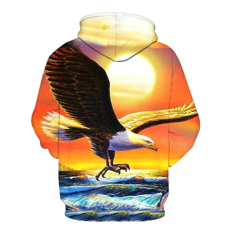 Sunset Eagle Hoodie - The Hoodie Store