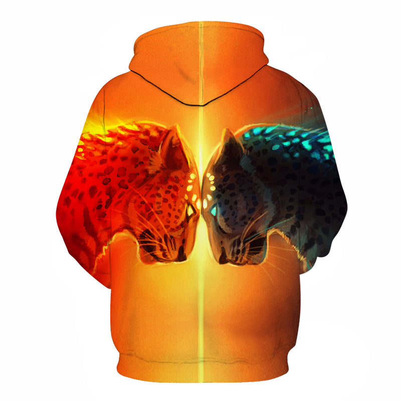 Mirrored Leopard Hoodie - The Hoodie Store