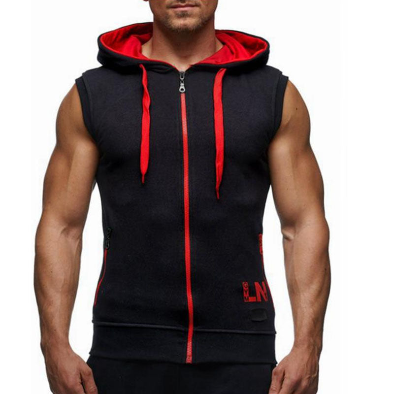Sleeveless Zipper Tank Top Hoodie - The Hoodie Store