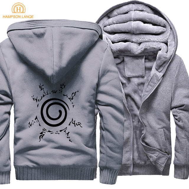 Blue and Light Grey Zipper Hoodie - The Hoodie Store