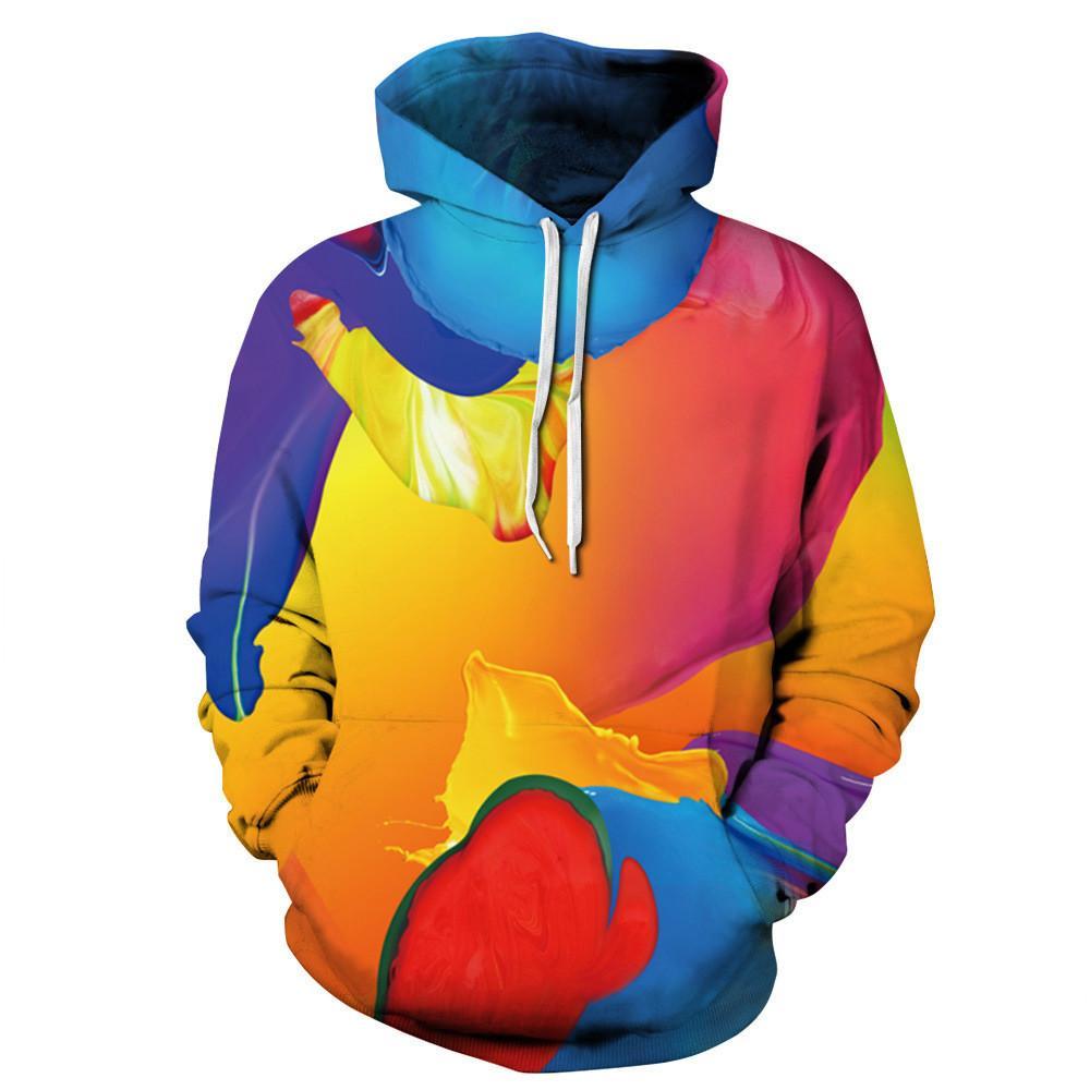 Paint Waves Hoodie - The Hoodie Store