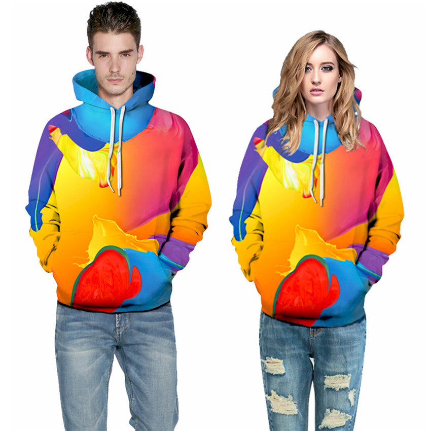 Paint Waves Hoodie - The Hoodie Store