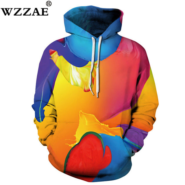 Paint Waves Hoodie - The Hoodie Store