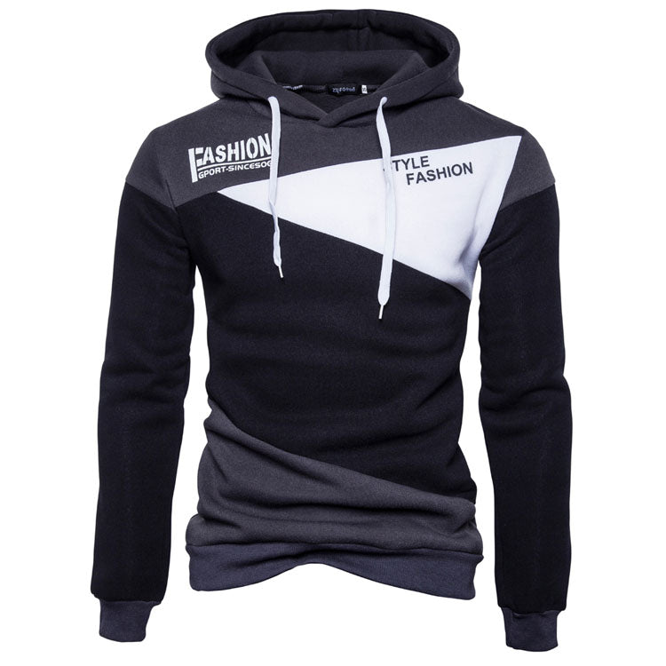 Men's Three Colour Fashion Hoodie - The Hoodie Store