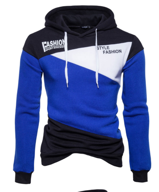 Men's Three Colour Fashion Hoodie - The Hoodie Store