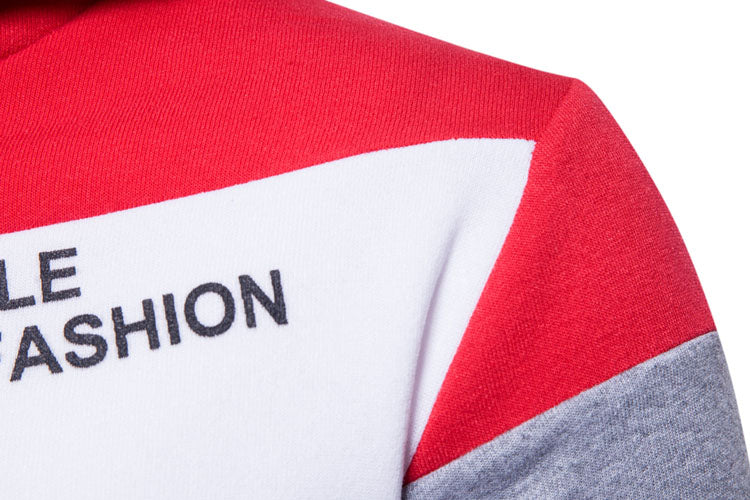 Men's Three Colour Fashion Hoodie - The Hoodie Store