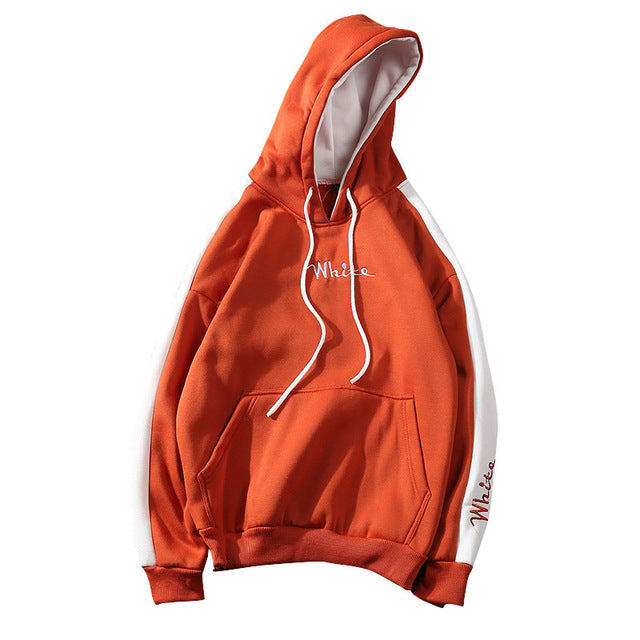 JOSALEM Cotton/Polyester White Hoodie - The Hoodie Store