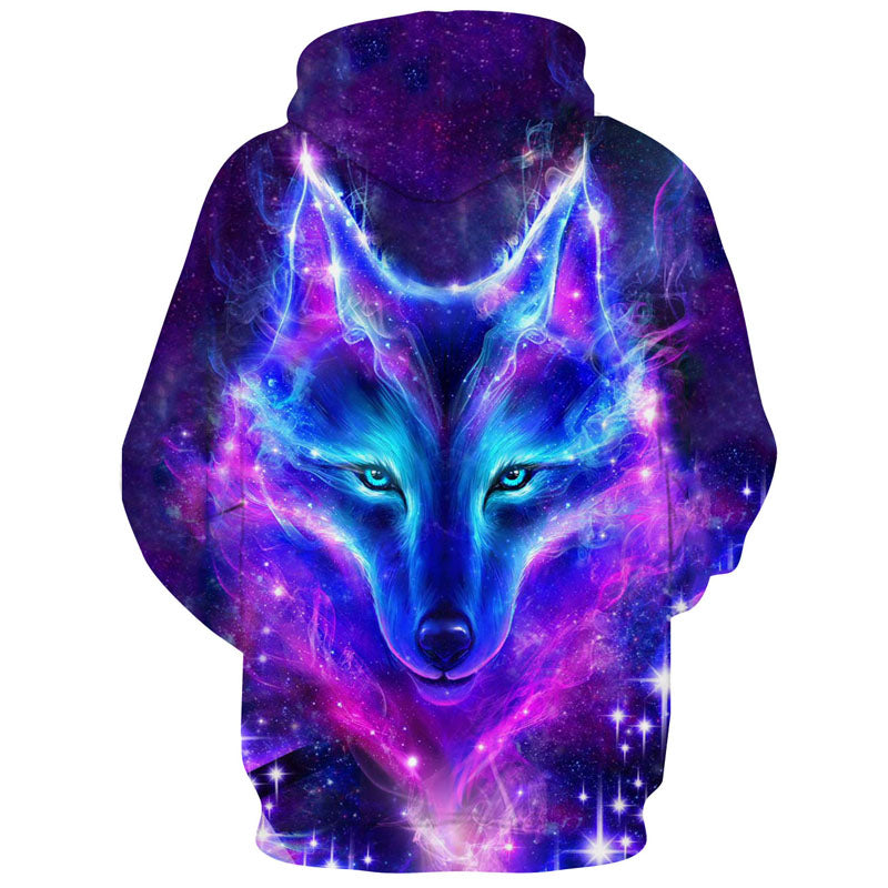 Galaxy Wolf Hoodie - The Hoodie Store