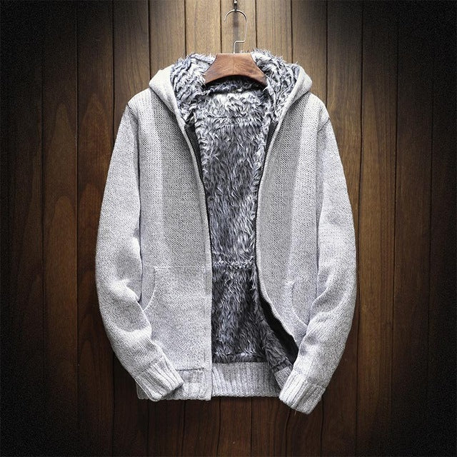 Fleece Cardigan Zipper Hoodie - The Hoodie Store