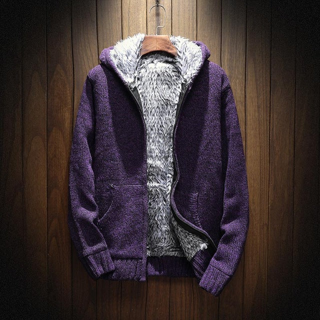 Fleece Cardigan Zipper Hoodie - The Hoodie Store