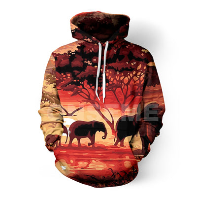 Elephant Art Hoodie - The Hoodie Store