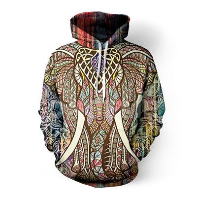 Elephant Art Hoodie - The Hoodie Store