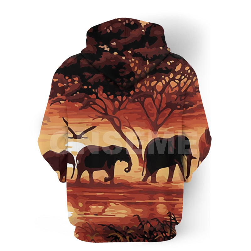 Elephant Art Hoodie - The Hoodie Store
