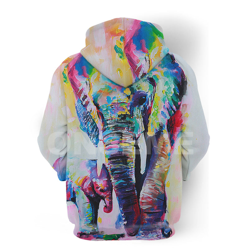 Elephant Art Hoodie - The Hoodie Store