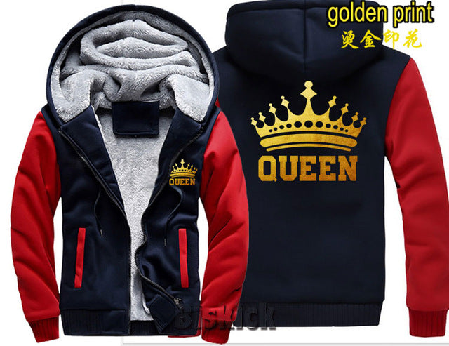Grey Camouflage King Zipper Hoodie - The Hoodie Store