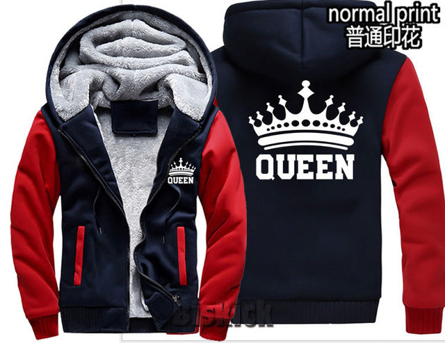 Grey Camouflage King Zipper Hoodie - The Hoodie Store