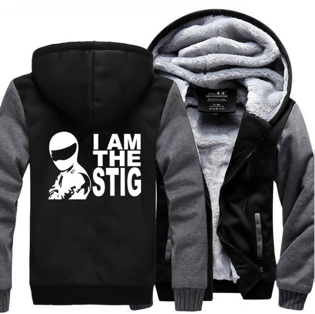 Black and Grey Zipper Hoodie - The Hoodie Store