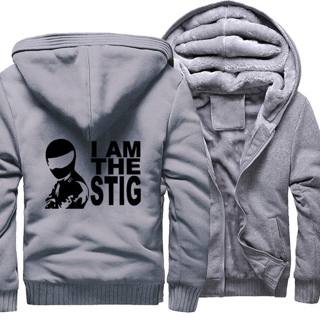 Black and Grey Zipper Hoodie - The Hoodie Store