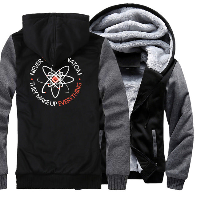 Atom Zipper Fleece Hoodie - The Hoodie Store