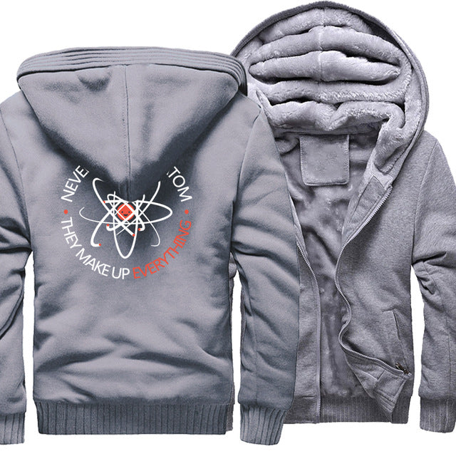 Atom Zipper Fleece Hoodie - The Hoodie Store