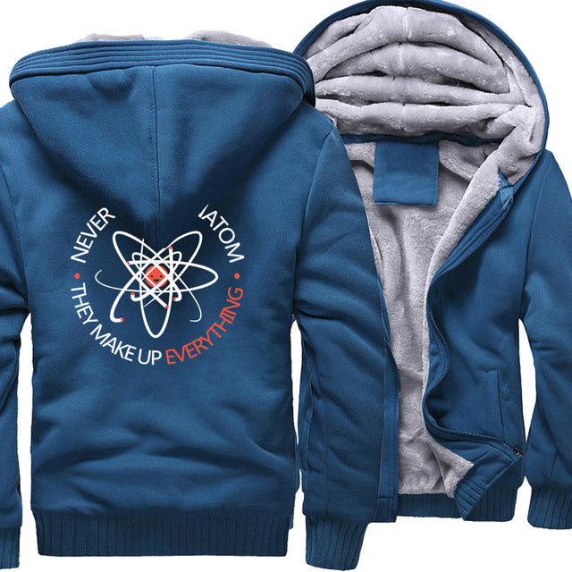 Atom Zipper Fleece Hoodie - The Hoodie Store