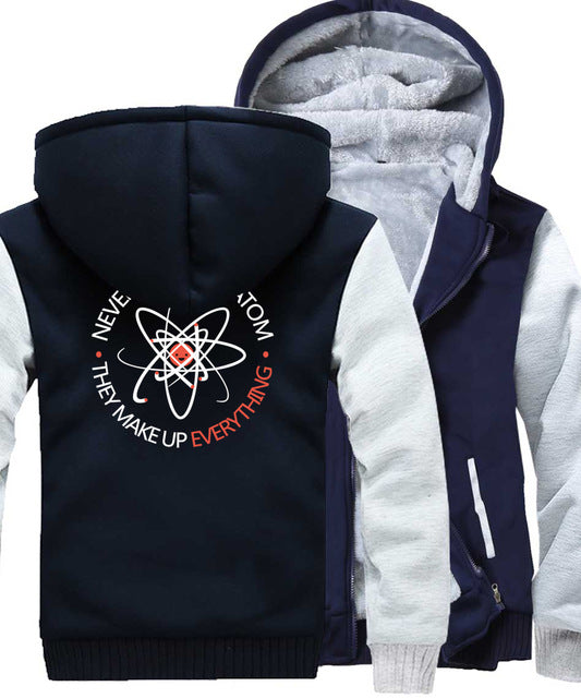 Atom Zipper Fleece Hoodie - The Hoodie Store