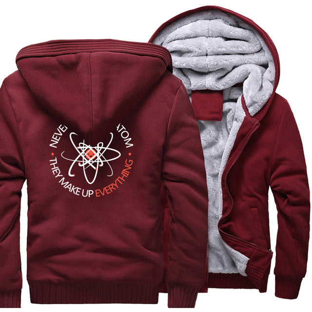 Atom Zipper Fleece Hoodie - The Hoodie Store