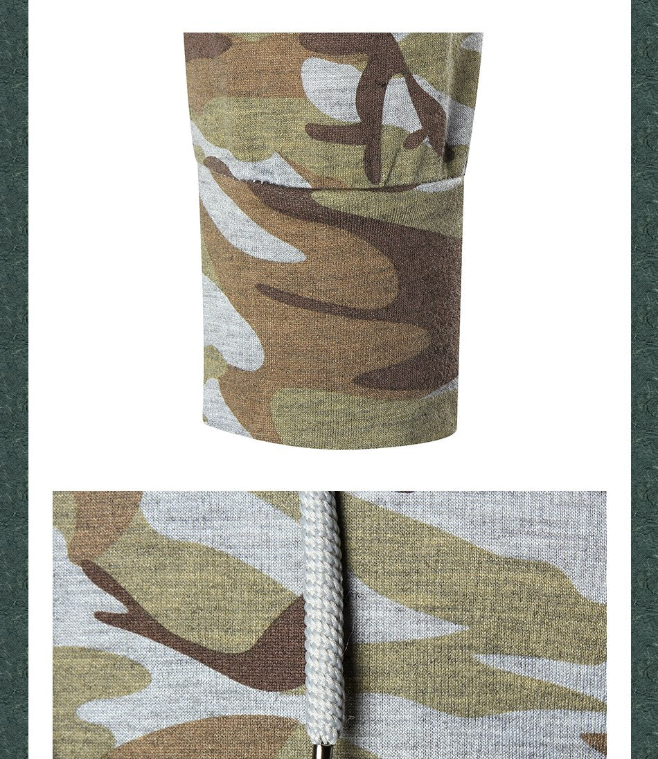 Winter Camoflage Casual Hoodie - The Hoodie Store
