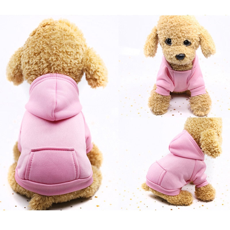 XS-2XL Pet Dog Soft Fleece HoodieS - The Hoodie Store