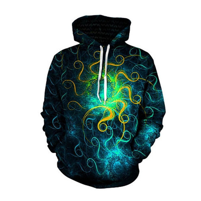 Geometric Abstract 3D Printed Hoodie - The Hoodie Store